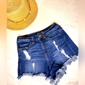 3/$15 Almost Famous High Waisted denim short shorts